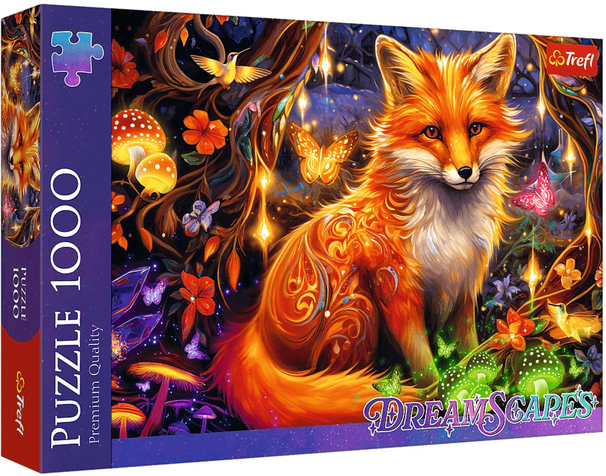 Trefl Puzzle Märchenfuchs – 1000 Teile – Lernspielzeug.