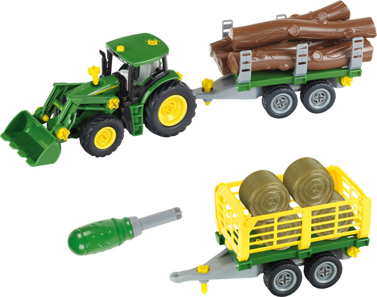 Kleiner JD-Bautraktor + Anbaugerät für 2 Mod.