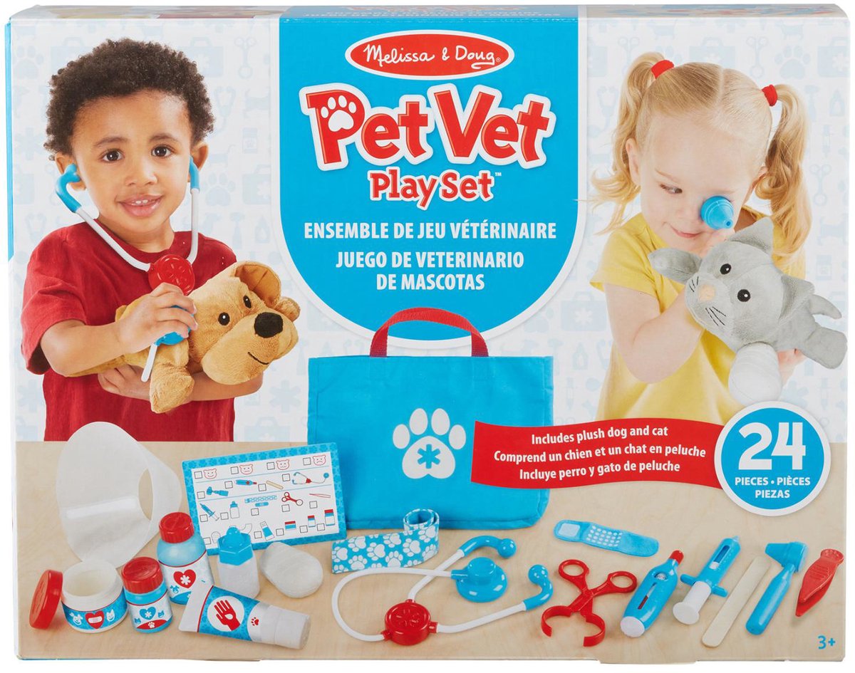 Melissa Doug untersucht das Tierarzt-Spielset für Leckerlis