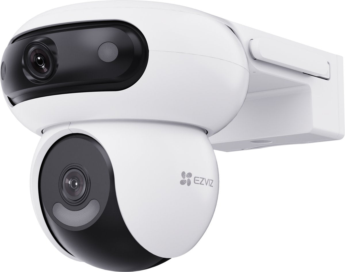 Ezviz h90 Dual 2K+ Outdoor-Überwachungskamera – 360° Schwenk-/Neigefunktion – Patrouillenmodus – aktive Verteidigung, Personenerkennung – Google-Assistent Alexa – KI-Tracking – keine monatlichen Kosten