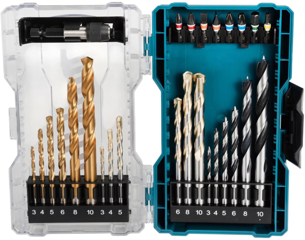 Makita e-07032 Bohrer- und Schraubendreher-Bit-Set 27-teilig