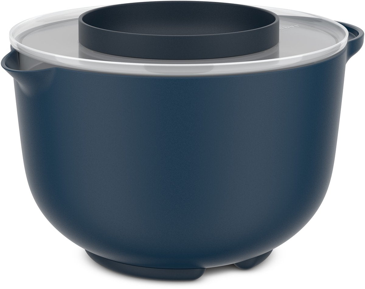 Chef 3l Rührschüssel mit Spritzschutz, Marineblau
