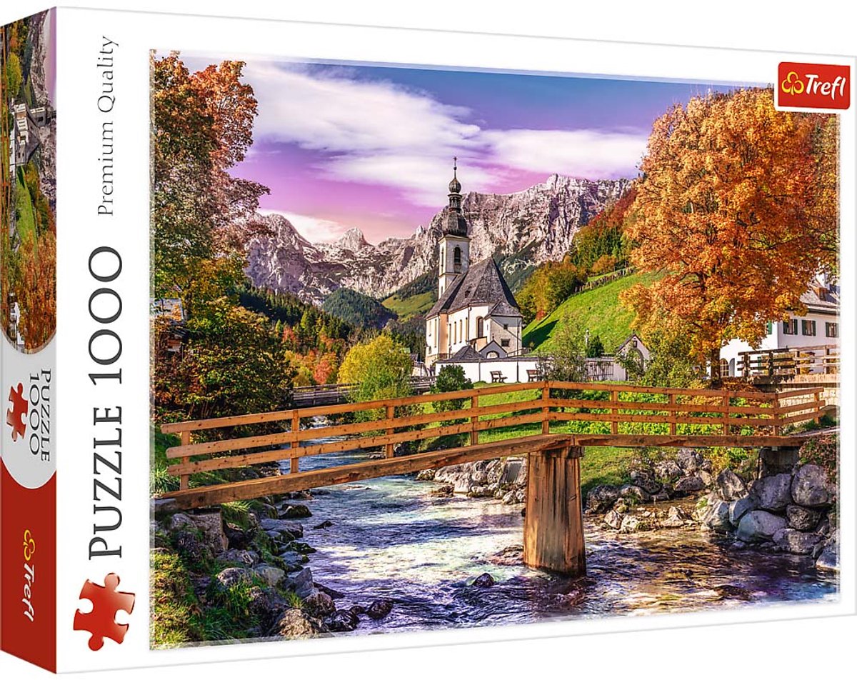 Trefl Puzzle Herbst Bayern - 1000 Teile Puzzle für Erwachsene.