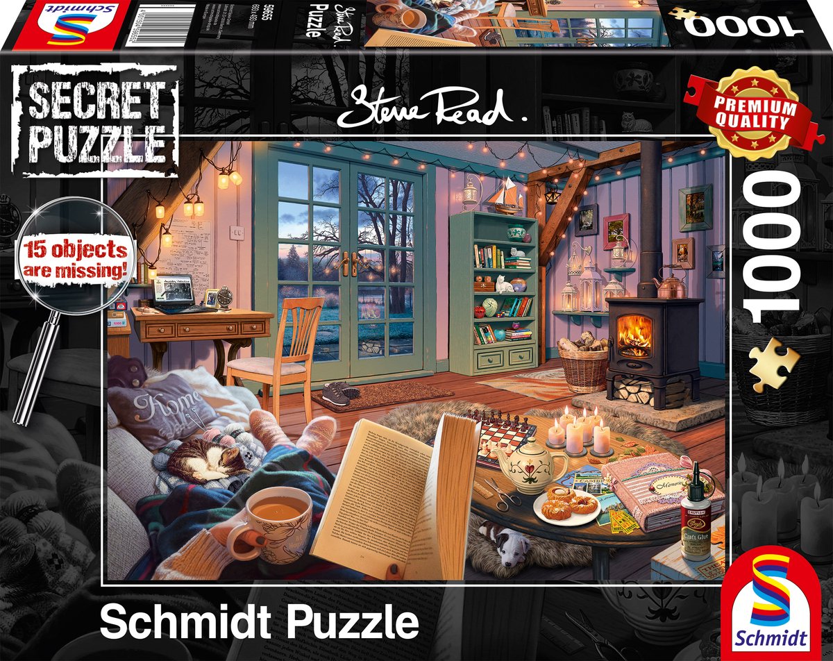 Schmidt - Puzzle - Im Ferienhaus - Steve Read - 1000 Teile - Erwachsene - ab 12 Jahren