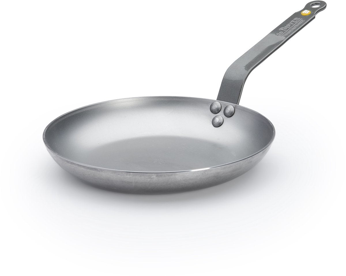Debuyer de Buyer Mineral B Omelettpfanne 24 cm – Bratpfanne aus Stahlblech – PFAS-frei – für Induktion geeignet – Hergestellt in Frankreich