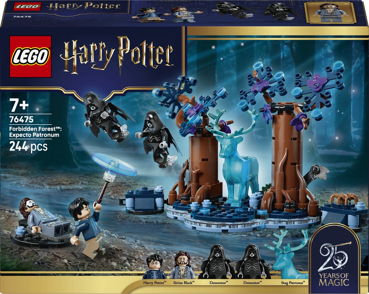 Lego Harry Potter Verbotener Wald: Expecto Patronum, baubares Tierspielzeug für Kinder 76475