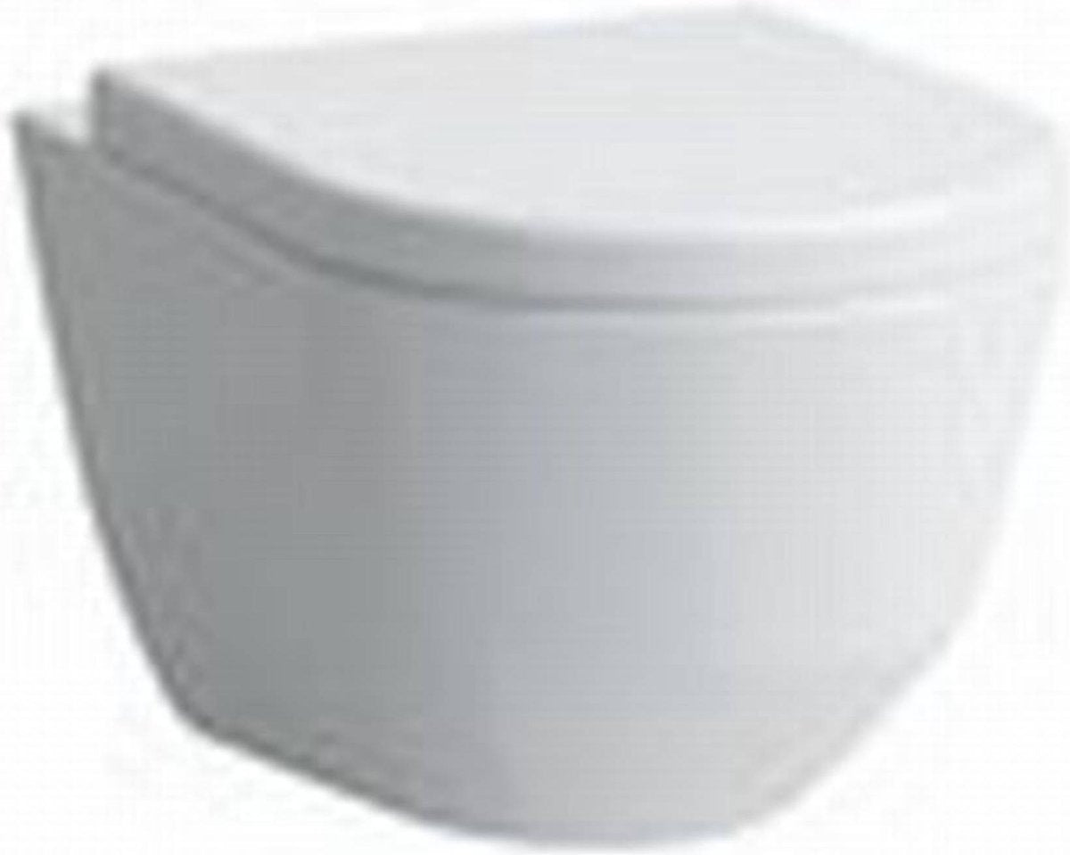 Laufen pro Wand-WC 53x36x34,5cm Tiefspüler spülrandlos aus Keramik weiß