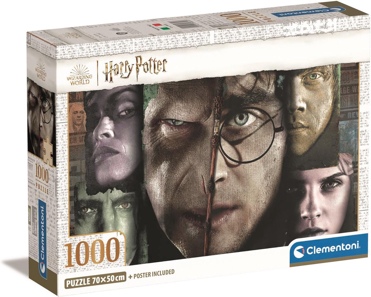 Clementoni – Puzzle – 1000 Stück – Harry Potter – 14 Jahre alt