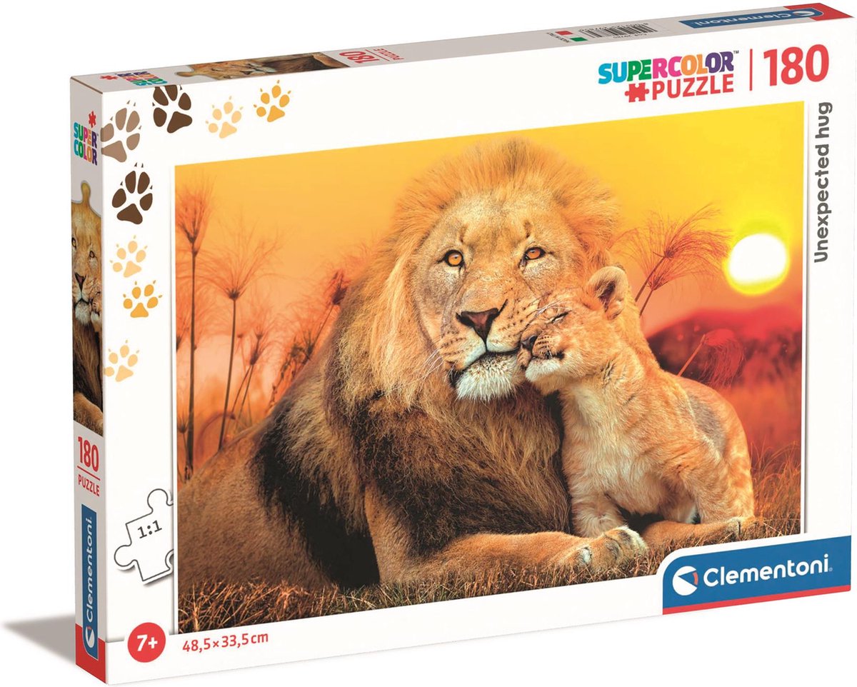 Clementoni – Puzzle – 180 Teile – Fotografie von Welpen – Kinderpuzzle – ab 7 Jahren