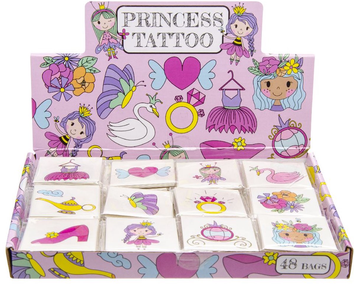 Duckiez Tattoos Prinzessin, 12 Stk.