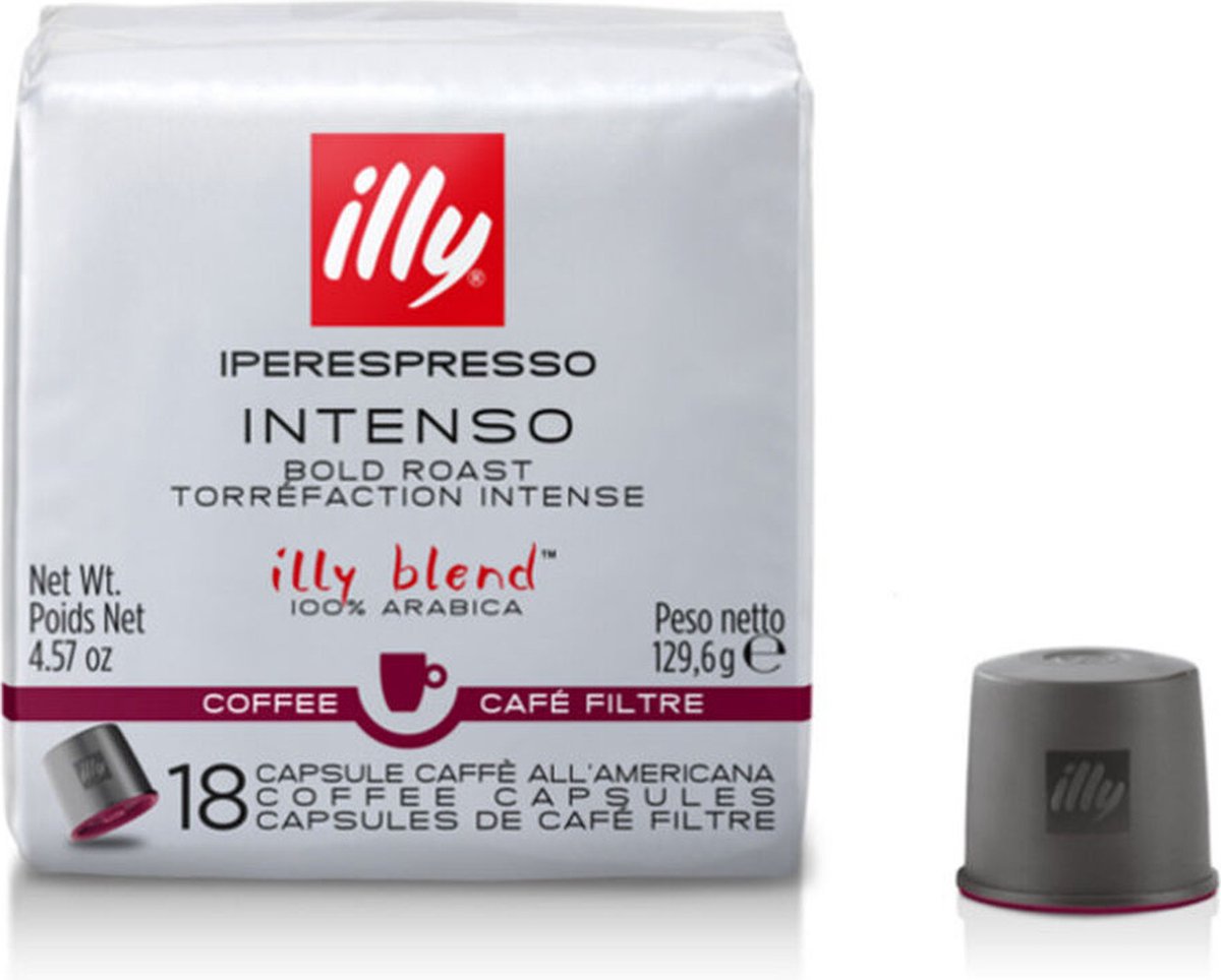 Illy - iperespresso Filterkaffee Intenso 6 x 18 Kapseln