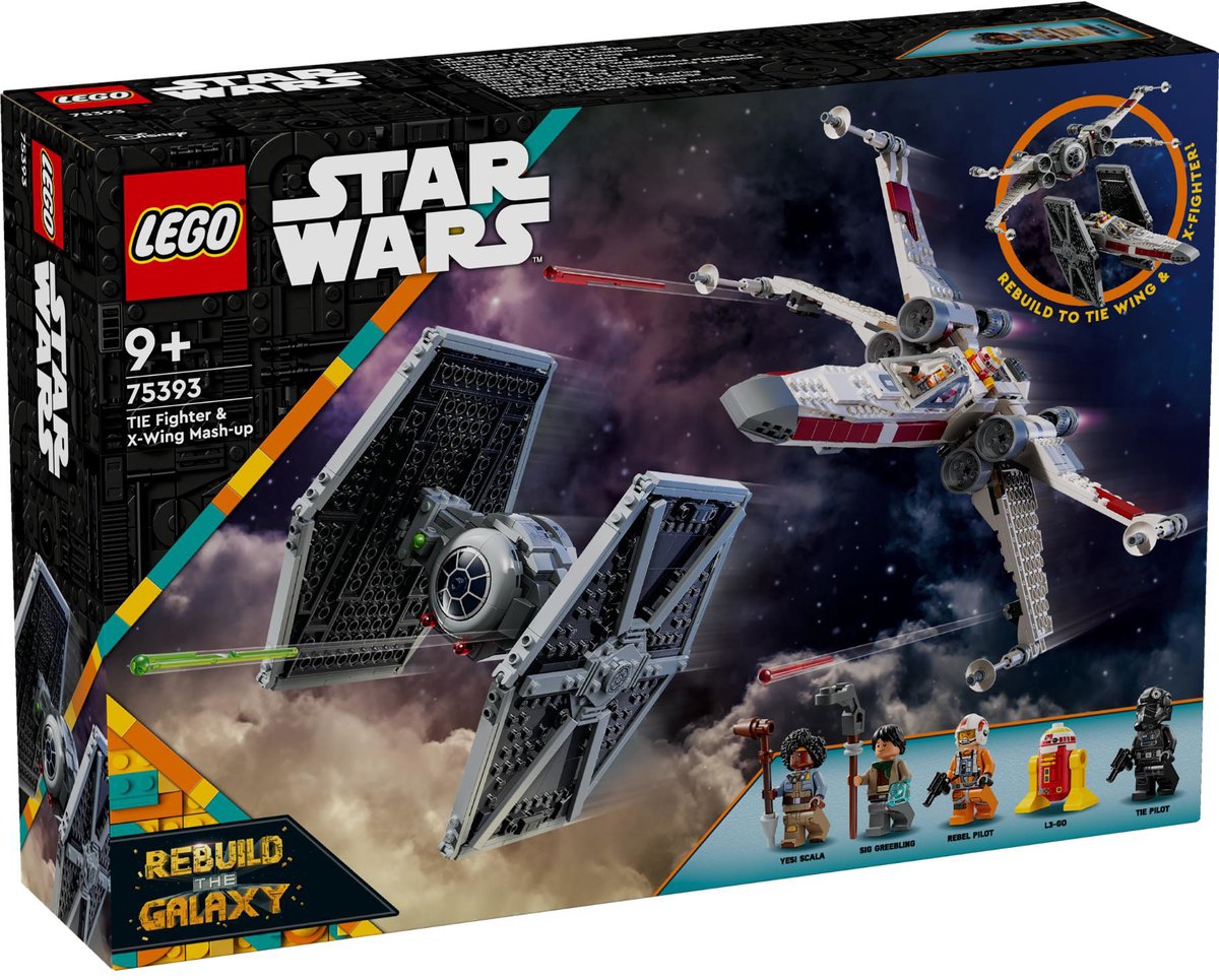 Lego Mashup des Tie Fighter X-Wing – 75393