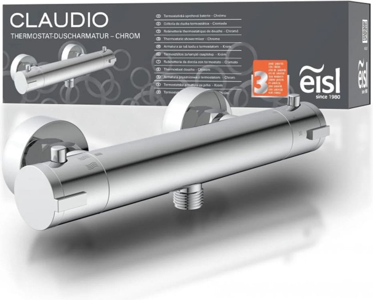 Eisl Claudio Thermostat-Duscharmatur – Mischbatterie – Chrom
