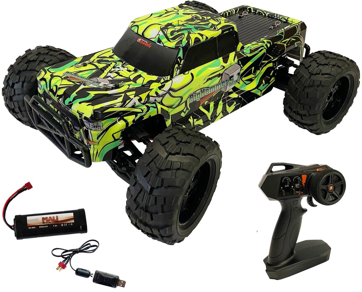 Df-models bighammer 5.1 truck - brushed ready to run