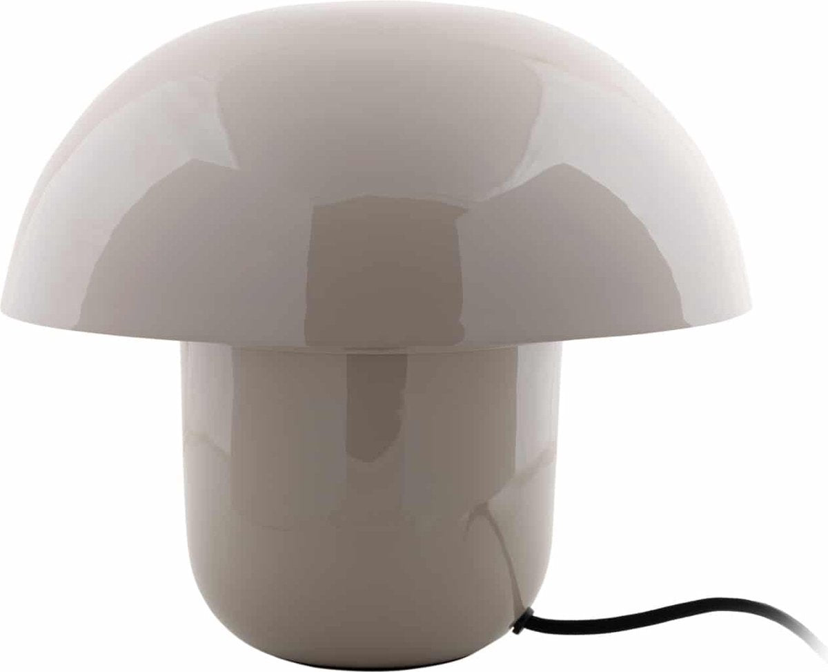 Leitmotiv tafellamp fat mushroom - grijs - 29x29x25cm - scandinavisch