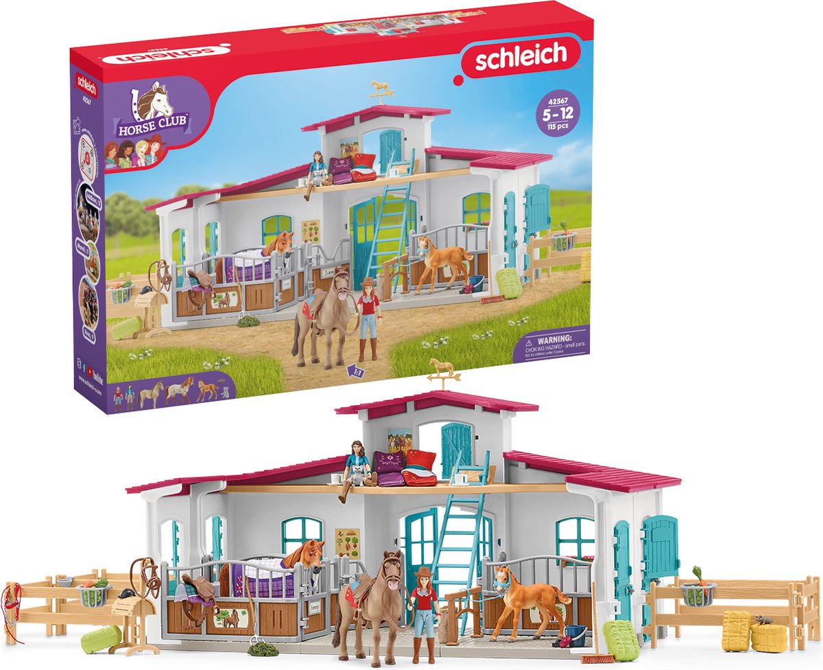 Schleich Horse Club Reitschule mit Zubehör 42567