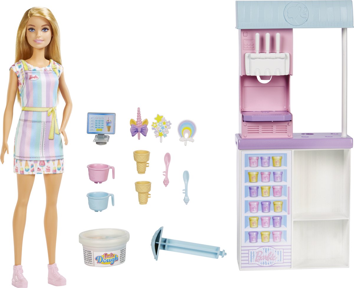Mattel Ice Cream Stall Store Play Set