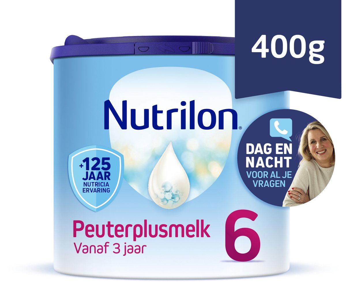 Nutrilon 6 peuterplusmelk – flesvoeding vanaf 3 jaar – 400g