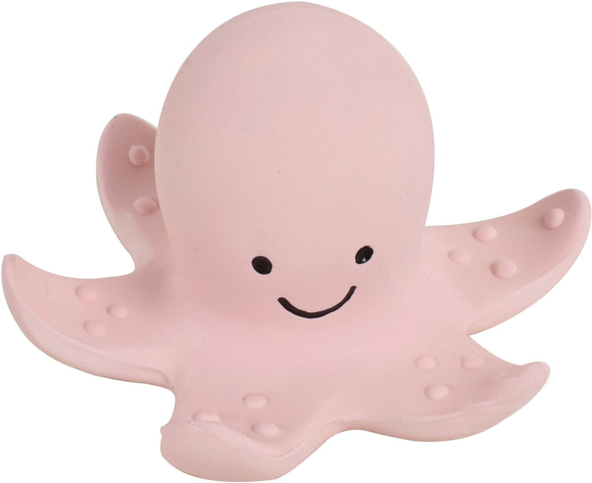 Tikiri, mein erstes Meerestier – Oktopus – Naturkautschuk – mit Glocke – 0 Jahre