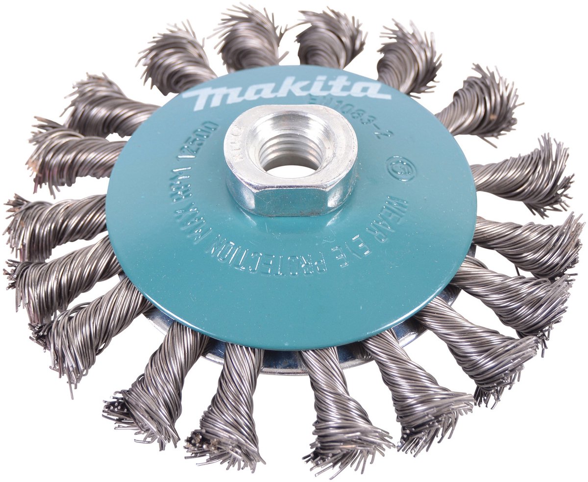 Makita kegelborstel knot m14x115mm - d-39883