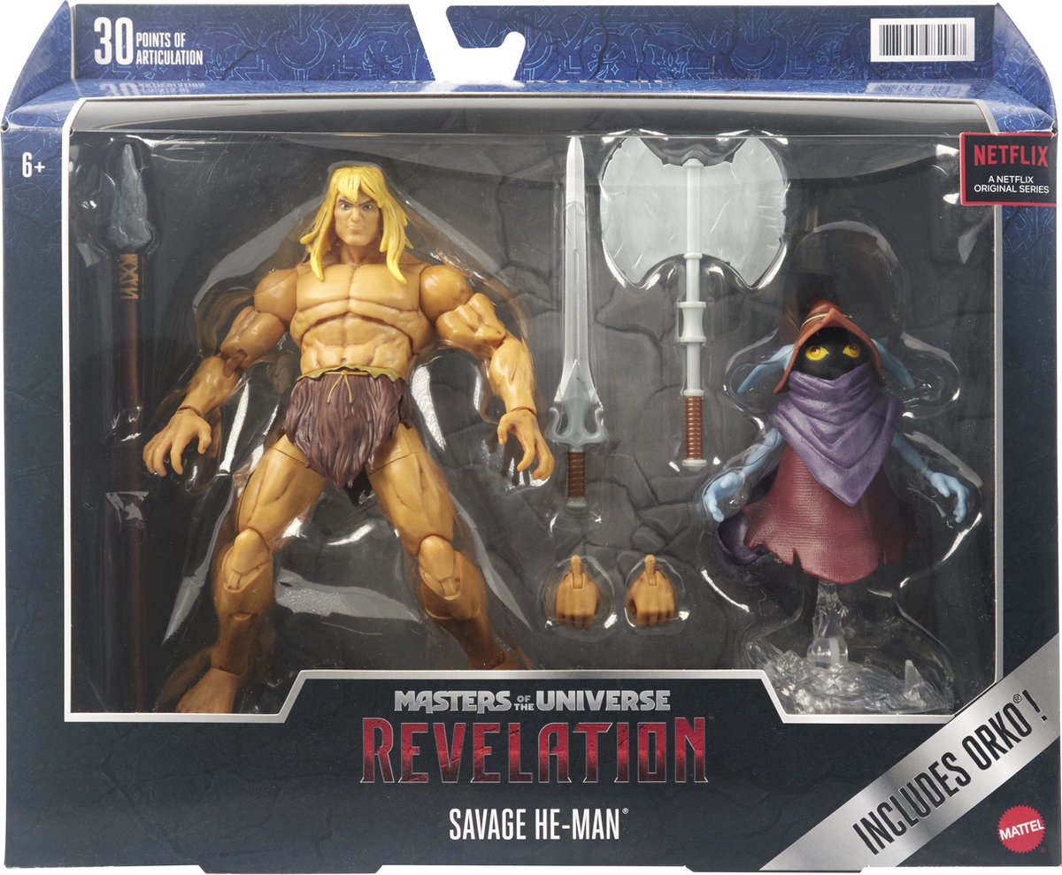 Masters of the Universe Masterverse Revelation Savage He-Man – Spielfigur