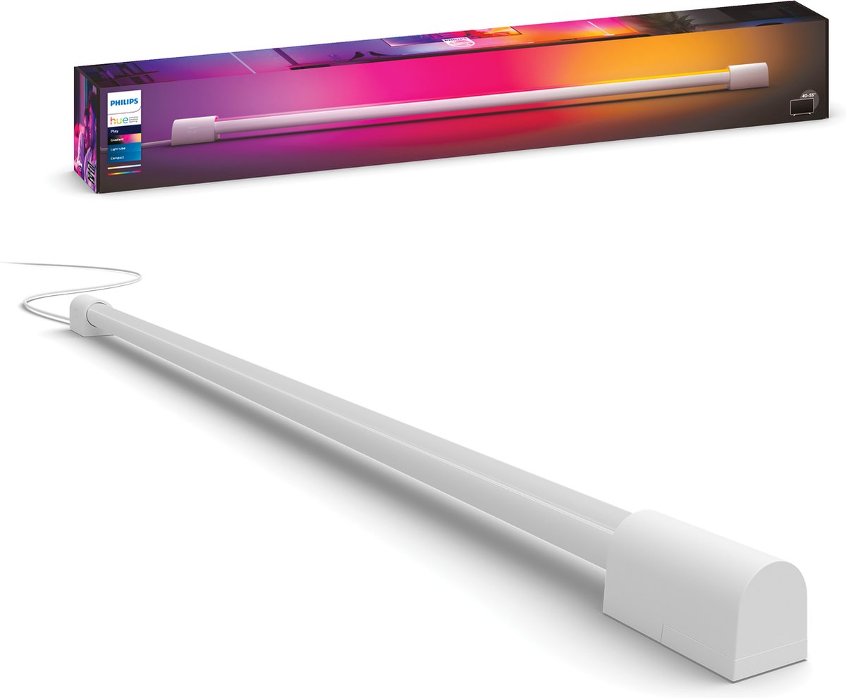 Philips hue play gradient light tube - wit en gekleurd licht - 75cm - wit
