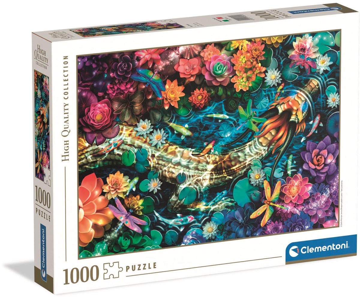 Clementoni Puzzle Kunstwerke Koi-Fluss, 1000 Teile.