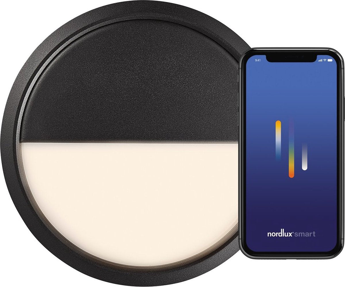 Nordlux Ava-Deckenleuchte-smart-ip54-schwarz