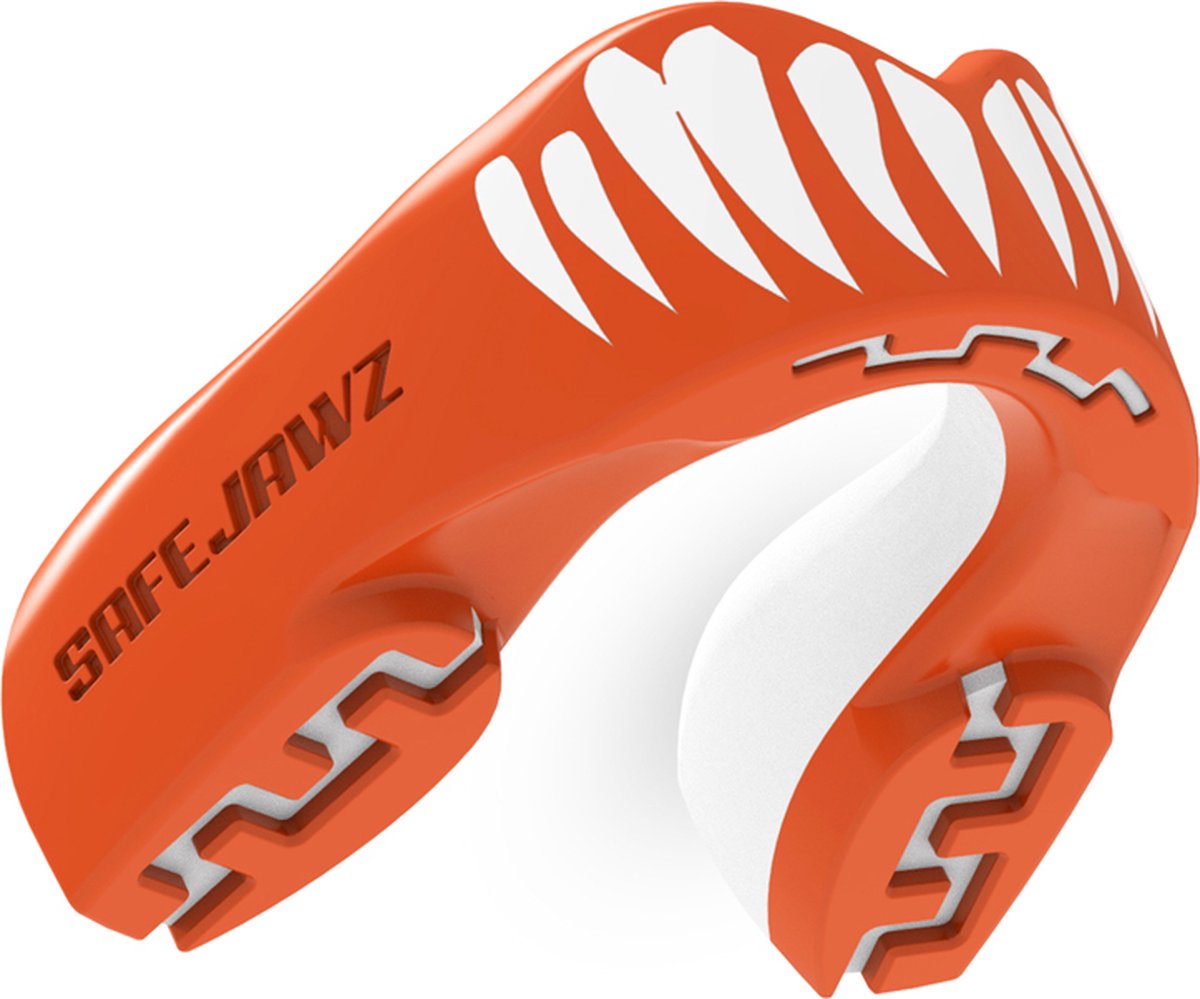 Safejawz Mundschutz Extro-Series Viper Red White Junior