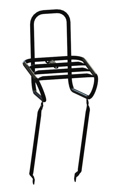 STECO -Vorderträger glatt 25 cm Kroonbout Matte Schwarz