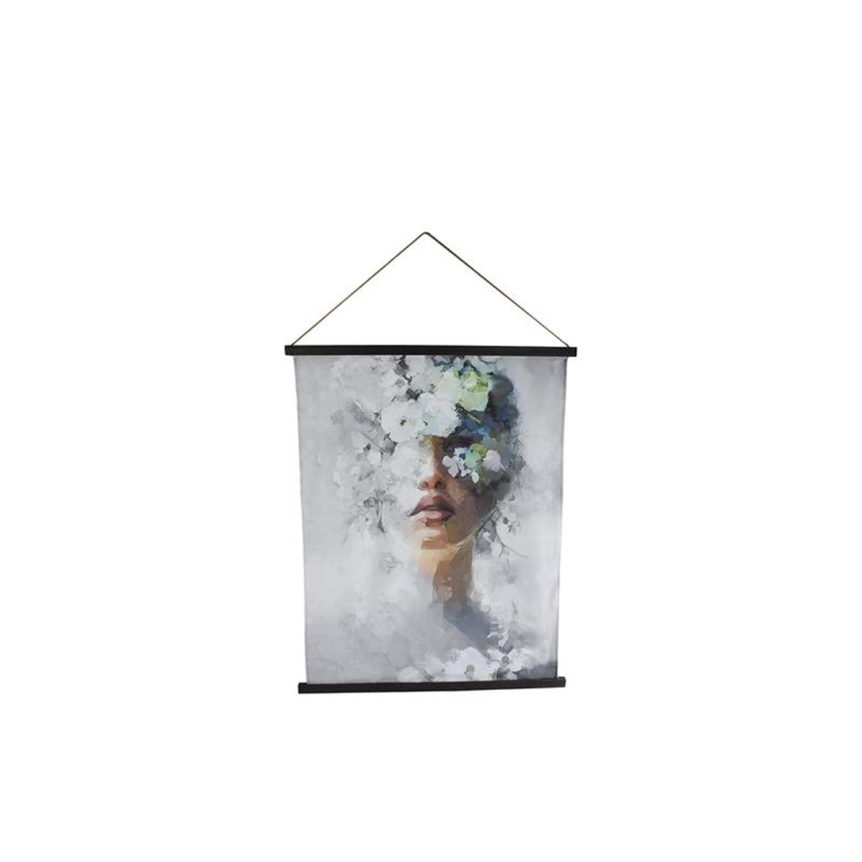 Cosydecor Wanddekoration Frau Tuch 76x97cm