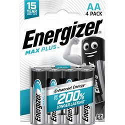 Energizer max plus AA Alkalibatterien 4 Stk.