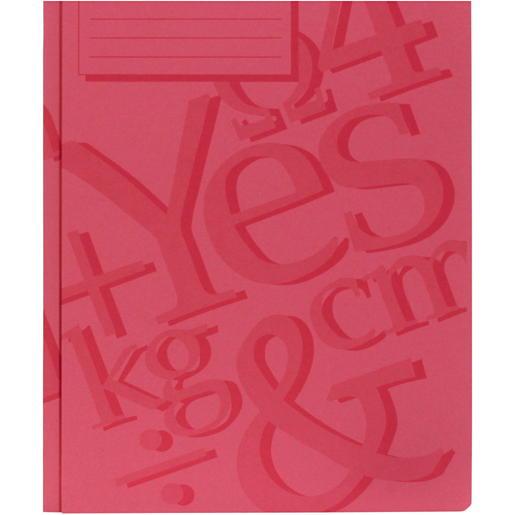 Arbeitsbuch, A4, rot, 100 Teile, 1 Box