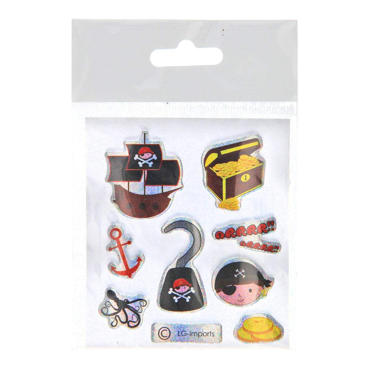 Duckiez Sticker Piraten glitzernd