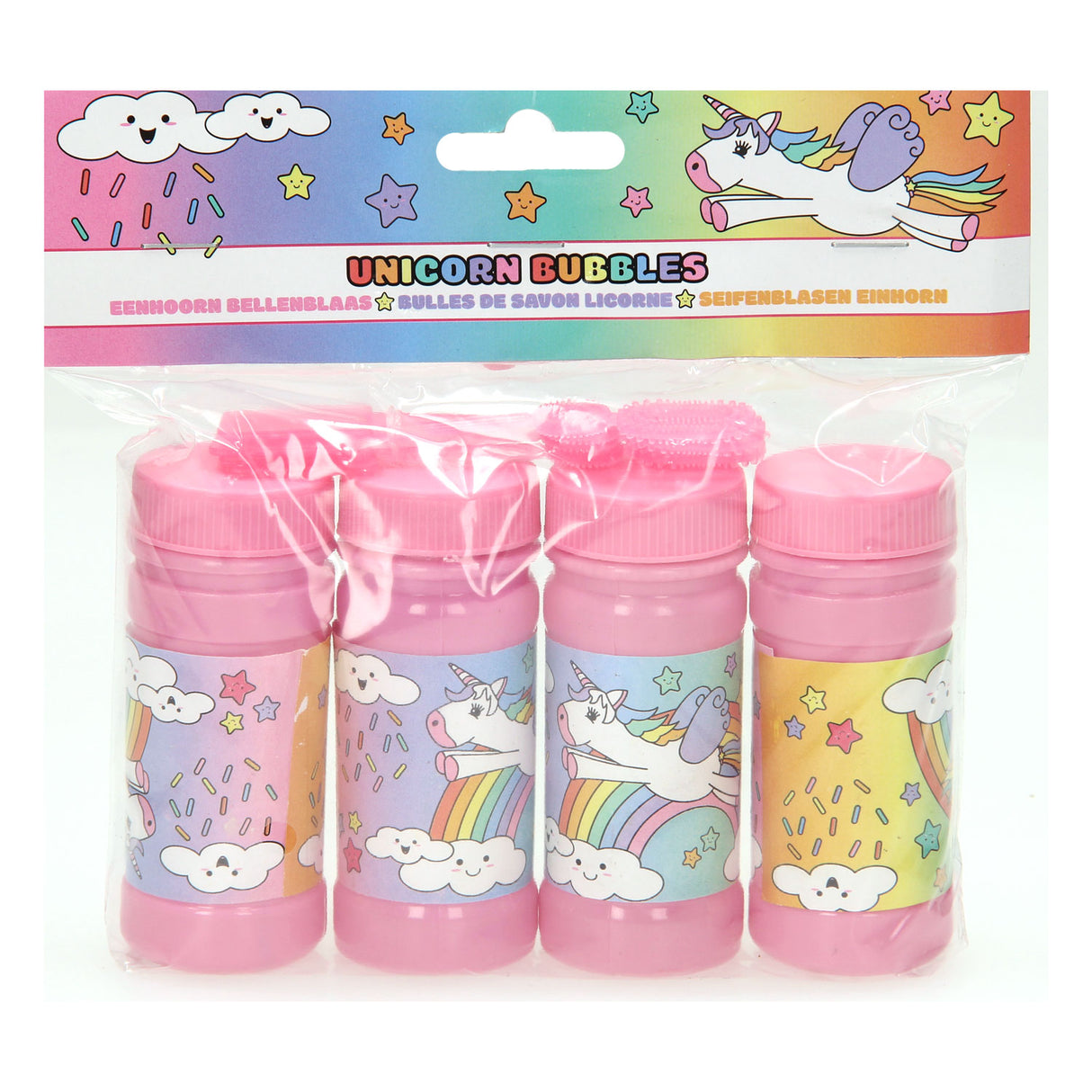 Duckiez Seifenblasen-Einhorn, 4x50ml