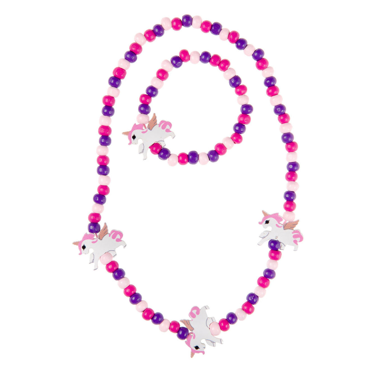 Duckiez Holzkette und Armband Einhorn