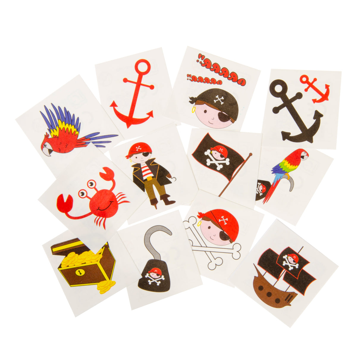 Duckiez Tattoos Pirat, 12 Stk.
