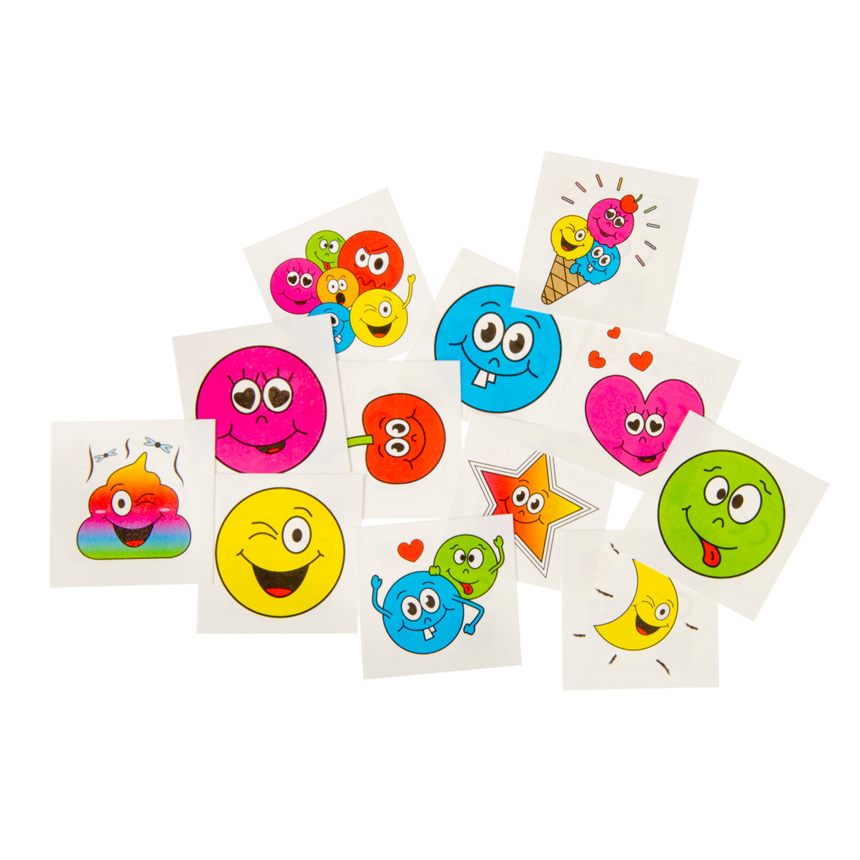 Duckiez Tattoos Gesichter, 12 Stk.