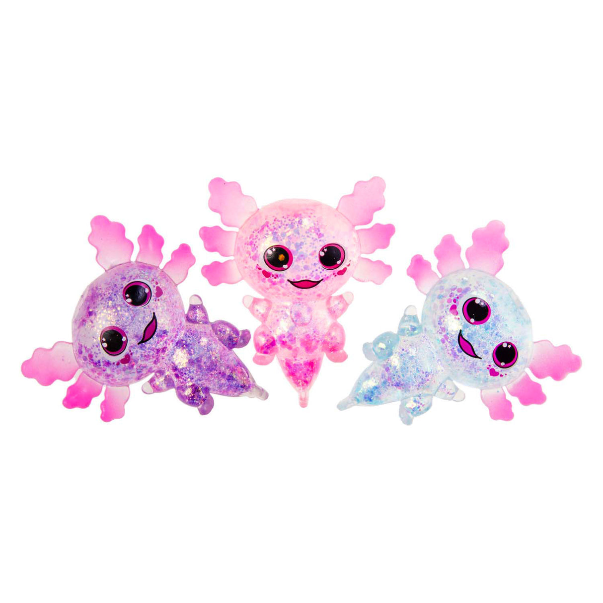 Duckiez Quetschtier Axolotl transparent
