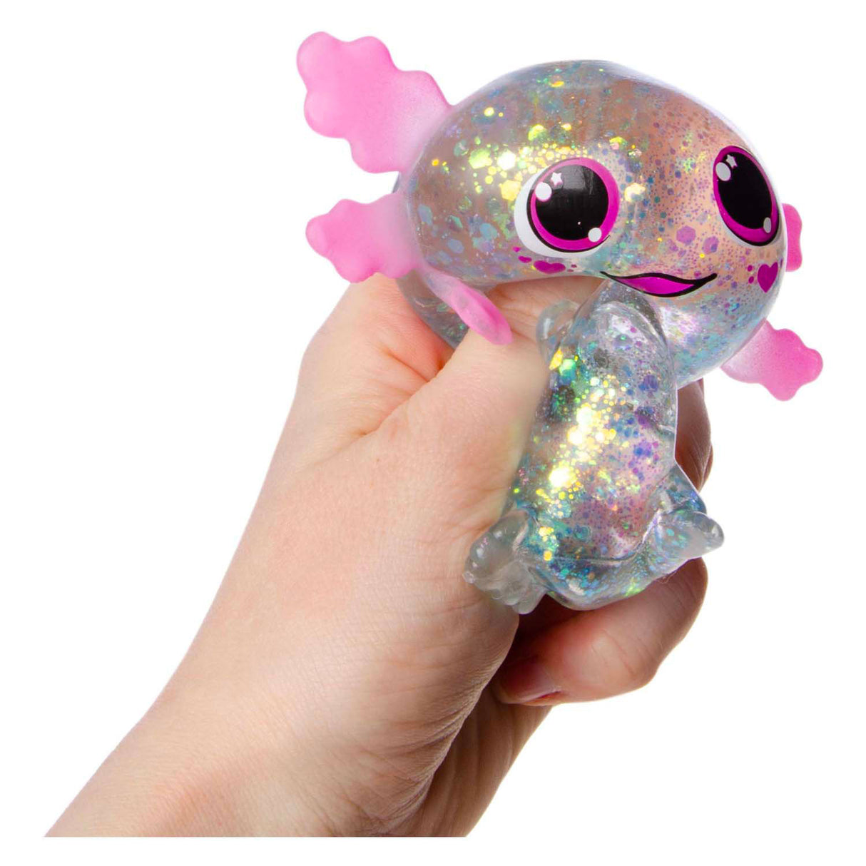 Duckiez Quetschtier Axolotl transparent