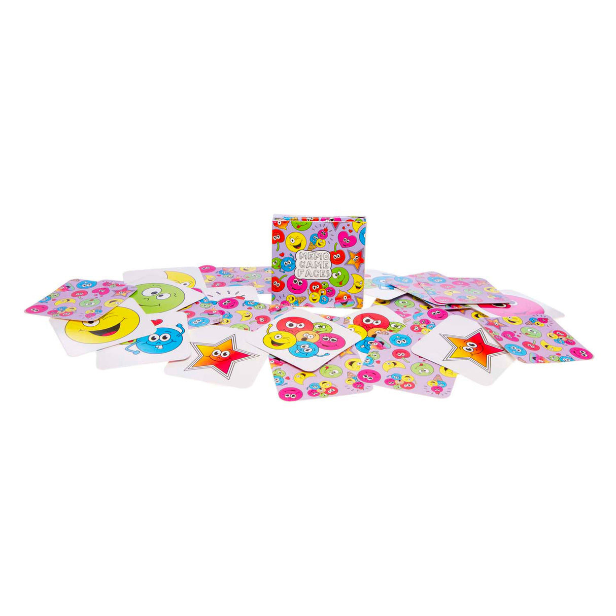 Duckiez Mini-Memospiel Smiley, 28 Karten