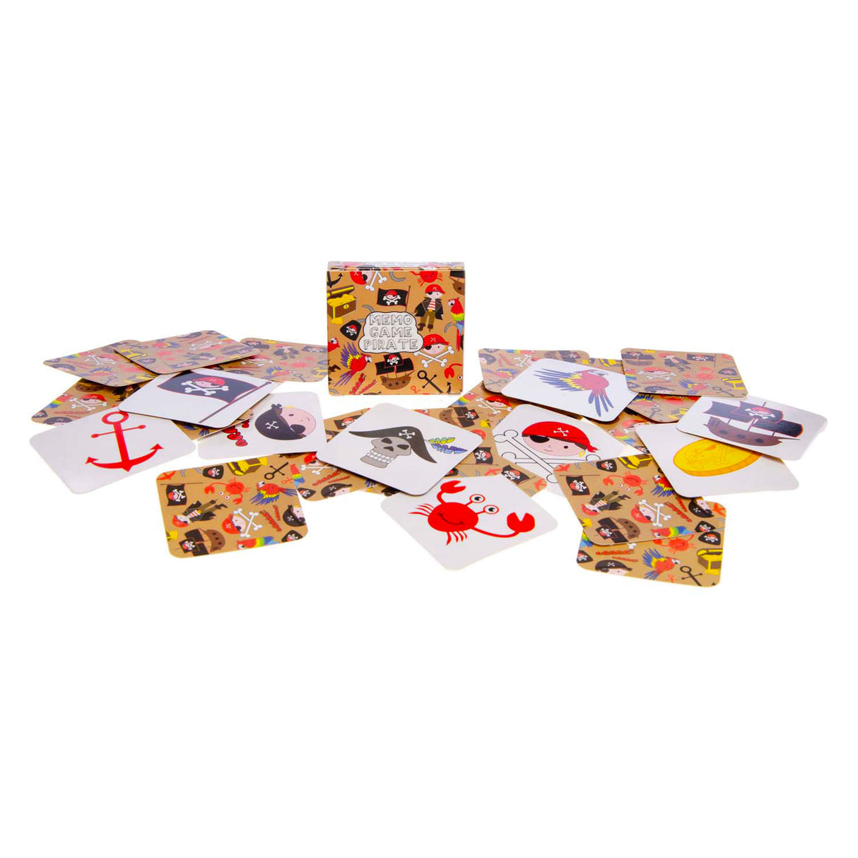 Duckiez Mini-Memospiel Pirat, 28 Karten