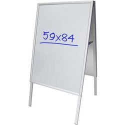 Stoepbord viking a1 zilver