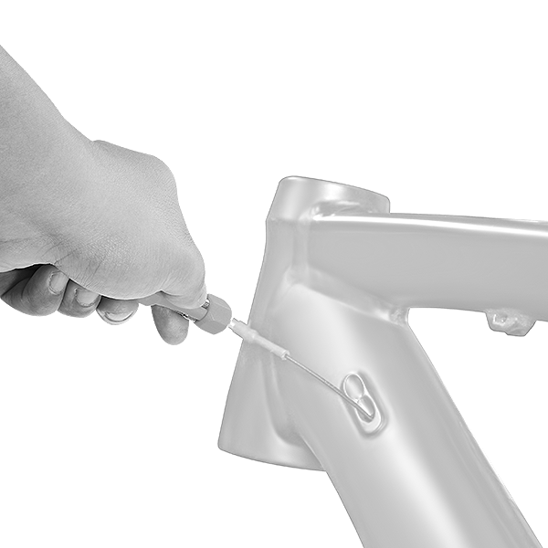 M-Wave Tools einziehbare Kabelführung, orange