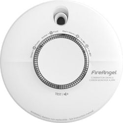 Combinatie rook- en koolmonoxidemelder fireangel scb10-int wit