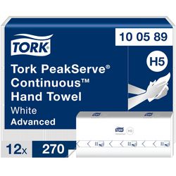 Handdoek tork h5 advanced wit