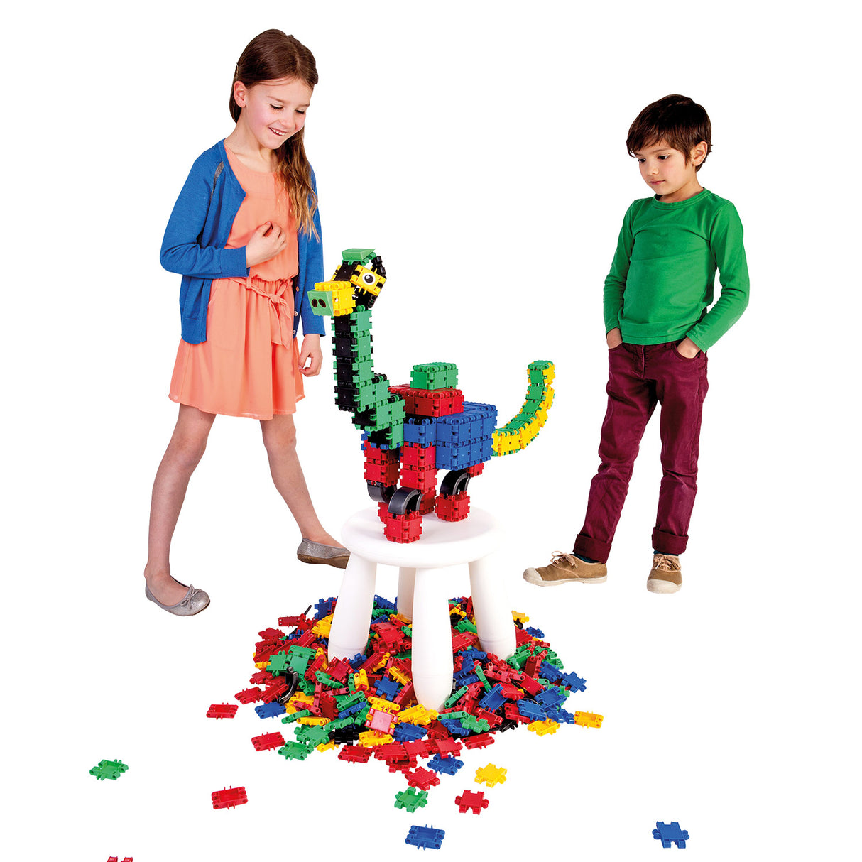 Clics Rollkasten-Bausteine – Baukasten 25in1