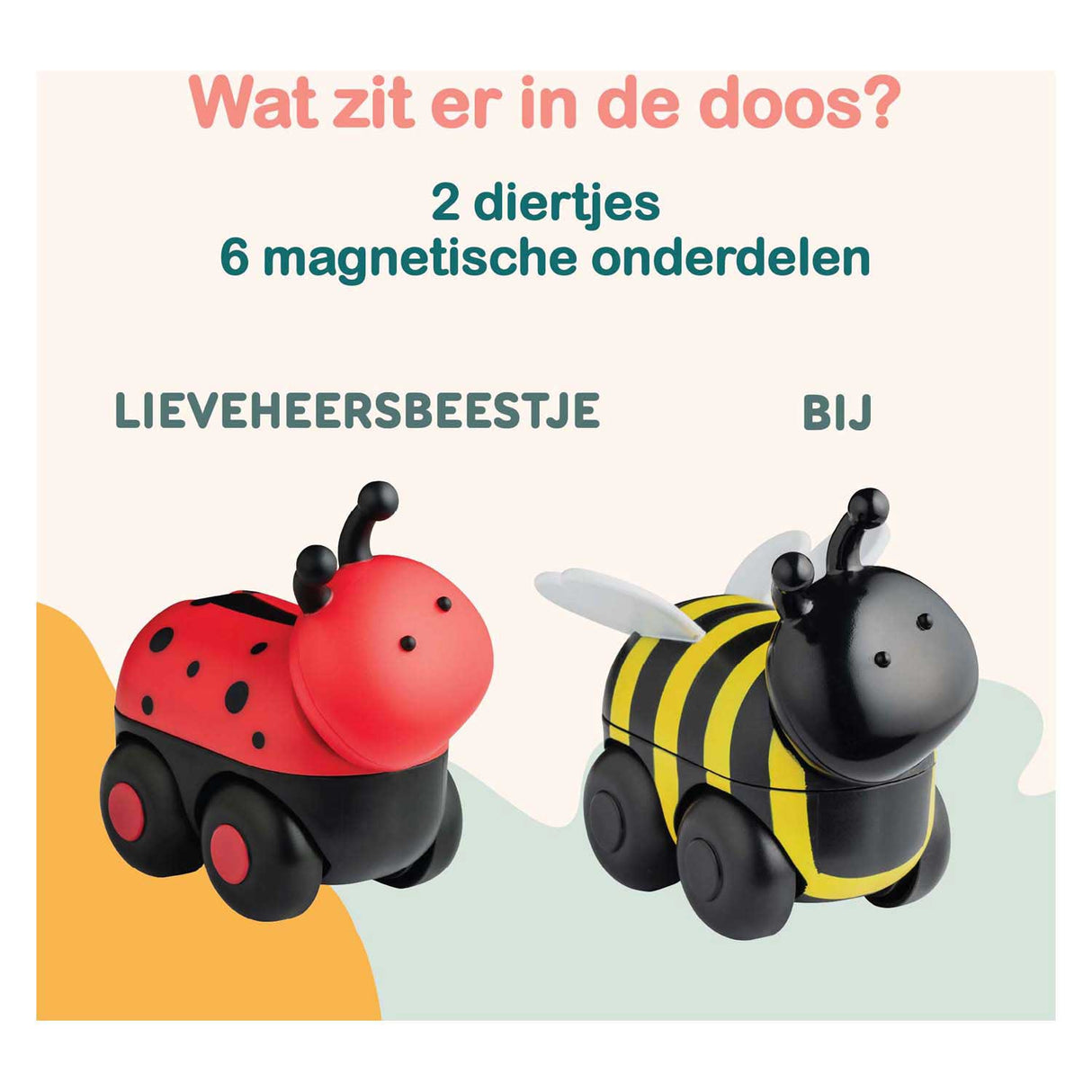 Clics Magimals Wheely-Insekten-Box – 6 Stück.