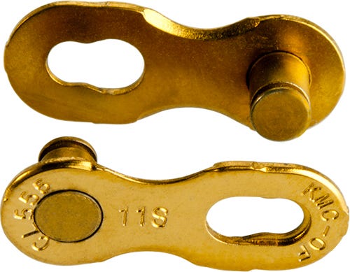 Kmc fehlender link 11r ti -n gold 5,2mm - silber