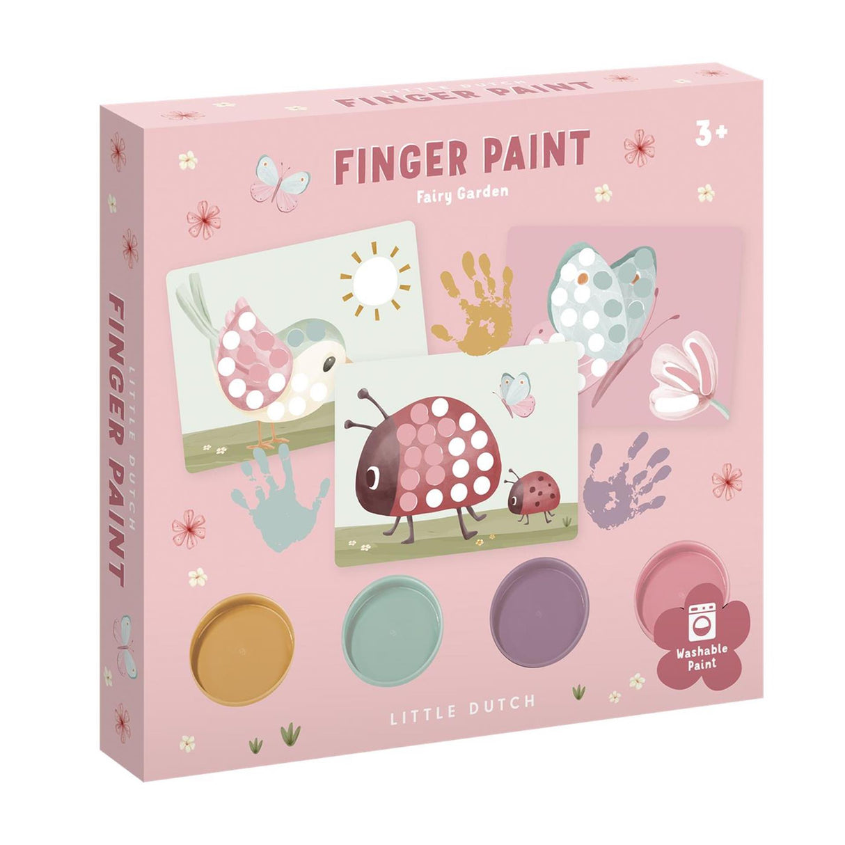 Little Dutch Fingerfarbe Feengarten rosa 14-teilig